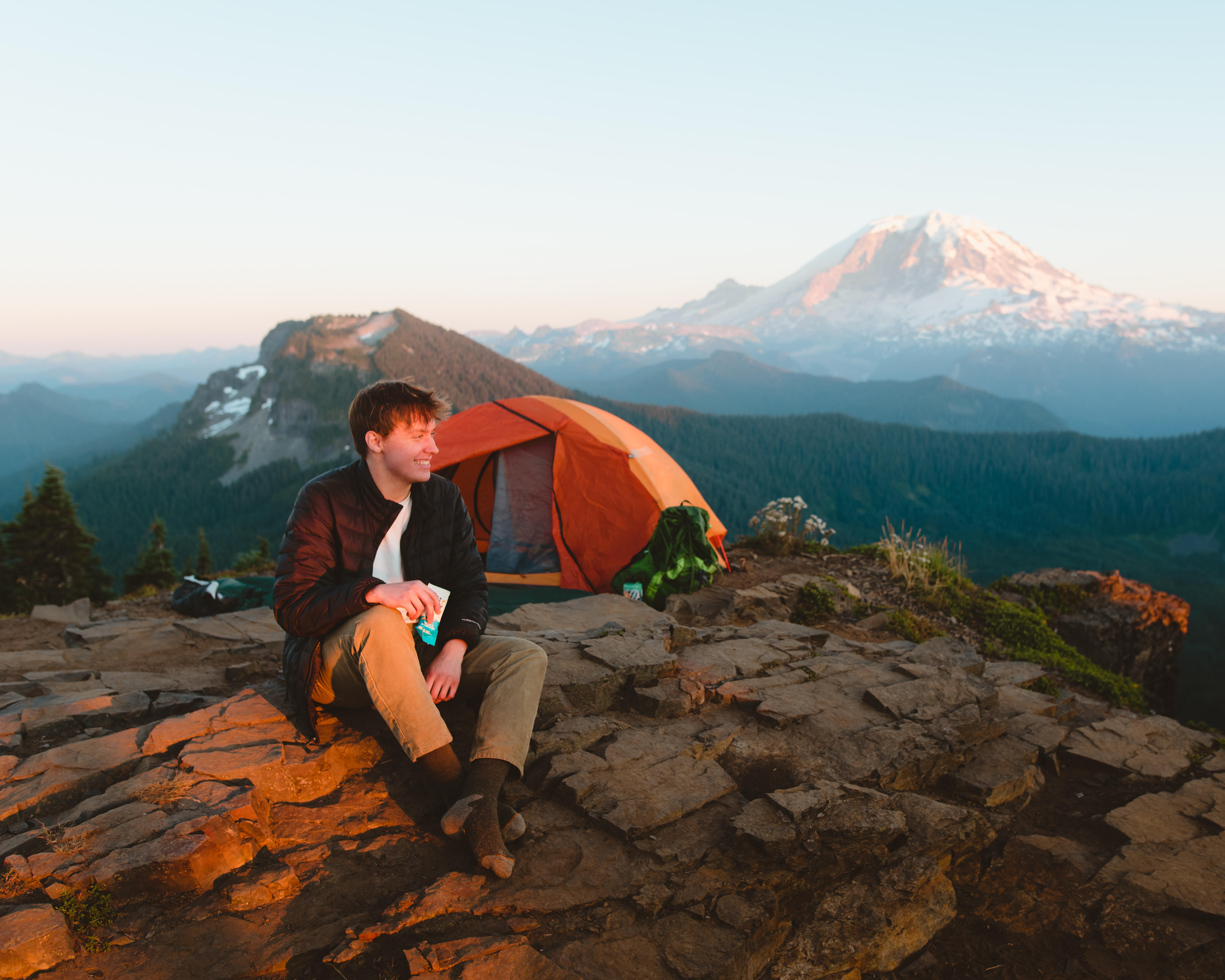 Jacob Stevenson at Mt. Rainier